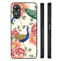 Dierenprint Telefoonhoesje voor OPPO A17 Pink Peacock