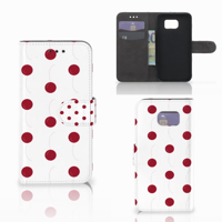 Samsung Galaxy S6 Edge Book Cover Cherries