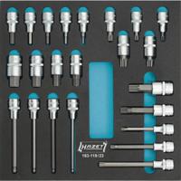 Hazet 163-119/23 163-119/23 Dopsleutel-bitinzetset 1/2 (12.5 mm) 23-delig