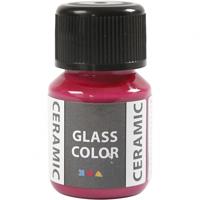 Creotime keramiekverf Glass Color 35 ml roze