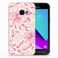 Samsung Galaxy Xcover 4 | Xcover 4s TPU Case Pink Flowers - thumbnail