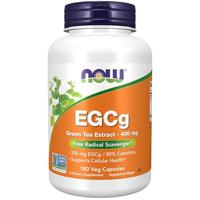 Now Foods, EGCg 400 mg, extract van groene thee, 180 capsules, glutenvrij, vegetarisch/veganistisch