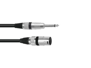 OMNITRONIC Adaptercable XLR(M)/Jack mono 2m bk