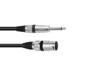 OMNITRONIC Adaptercable XLR(M)/Jack mono 2m bk - thumbnail