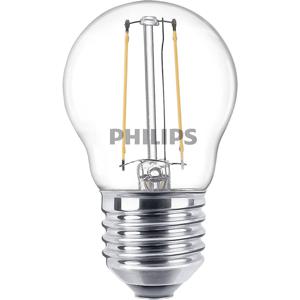 Philips Lighting 76329900 LED-lamp Energielabel F (A - G) E27 Kogel 2 W = 25 W Warmwit (Ø x l) 4.5 cm x 7.8 cm 1 stuk(s)