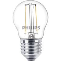 Philips Lighting 76329900 LED-lamp Energielabel F (A - G) E27 Kogel 2 W = 25 W Warmwit (Ø x l) 4.5 cm x 7.8 cm 1 stuk(s) - thumbnail