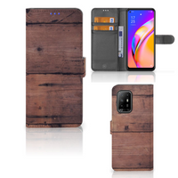 OPPO Reno5 Z | A94 5G Book Style Case Old Wood