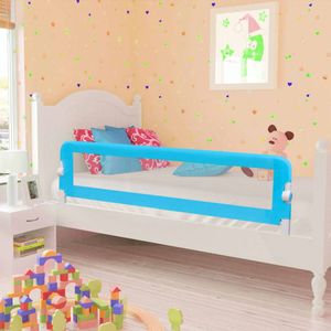 VidaXL Kinderbedhekjes 2 st 150x42 cm blauw