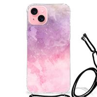 Back Cover iPhone 15 Plus Pink Purple Paint - thumbnail