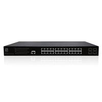 LevelOne GEP-2861 GEP-2861 L2 Managed Gigabit PoE-switch met 28 poorten, 4 x Gigabit SFP, 24 PoE-uitgangen, 390 W PoE-budget