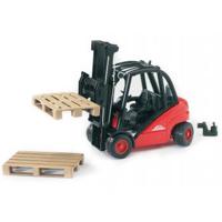 BRUDER Linde fork lift H30D with 2 pallets - thumbnail