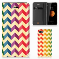 iPhone 7 | 8 | SE (2020) | SE (2022) Hoesje met Magneet Zigzag Multi Color