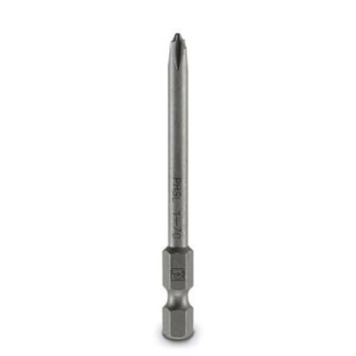 Phoenix Contact SF-BIT-PHSL 1-70 Plus/minus-bit PH 1 Gereedschapsstaal Taai, Gelegeerd E 6.3 5 stuk(s)