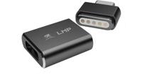 LMP 17219 magnetische veiligheidsadapter, USB-C, voor laadkabels tot 100 W, grijs