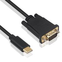Ewent Cable Conversie USB-C/VGA, 1,8 m