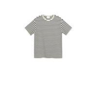 Mango Man gestreept T-shirt ecru/donkerblauw