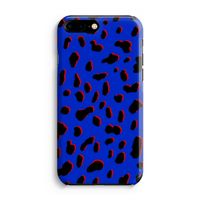 Blue Leopard: iPhone 8 Plus Volledig Geprint Hoesje - thumbnail