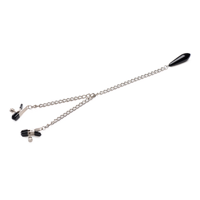 XR Brands Titty Taunter - Nipple Clamps with Weighted Bead - thumbnail