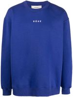 Róhe sweat à logo imprimé - Bleu