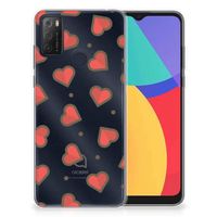 Alcatel 1S (2021) TPU bumper Hearts