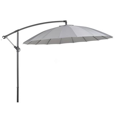 Beliani CALABRIA - Cantilever parasol-Grijs-Polyester Beliani CALABRIA - Cantilever parasol-Grijs-Polyester
