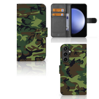 Samsung Galaxy S23 FE Telefoon Hoesje Army Dark - thumbnail