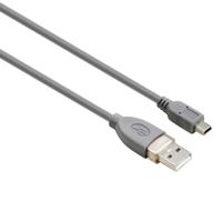 Hama 75039661 Kabel USB 2.0 Male A/Male Mini B 0,25 m Grijs