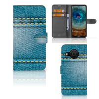 Nokia X10 | Nokia X20 Wallet Case met Pasjes Jeans