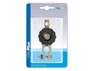 Pro+ Accupoolklem min (-) pool - 12,5 mm. met Stroomonderbreker Pro+ Accupoolklem min (-) pool - 12,5 mm. met Stroomonderbreker
