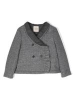 Douuod Kids Blazer met dubbele rij knopen - Zilver