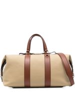 Ralph Lauren Purple Label sac fourre-tout en coton à bords contrastants - Tons neutres - thumbnail