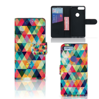 Alcatel 1S (2019) Telefoon Hoesje Geruit