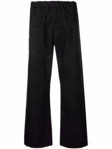 Alexander McQueen pantalon droit à taille élastiquée - Noir