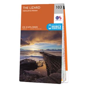 Wandelkaart - Topografische kaart 103 OS Explorer Map The Lizard | Ord