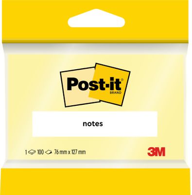 Post-It 6830 zelfklevend notitiepapier Rechthoek Geel 100 vel Zelfplakkend