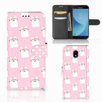 Samsung Galaxy J5 2017 Telefoonhoesje met Pasjes Sleeping Cats