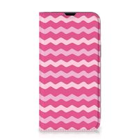 iPhone 13 Hoesje met Magneet Waves Pink