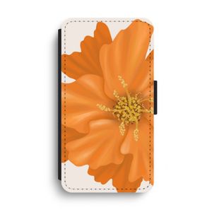 Orange Ellila flower: iPhone XS Max Flip Hoesje