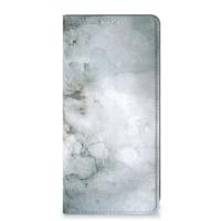 Bookcase Samsung Galaxy A71 Painting Grey - thumbnail