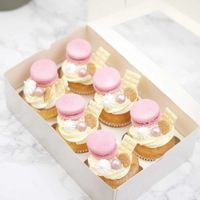 Topped Cupcakes - Roze (6 stuks)