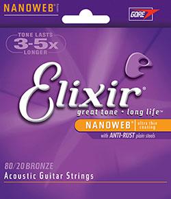 Elixir Strings 11152 snaar voor muziekinstrumenten Akoestisch 12 stuk(s) Staal Gitaar