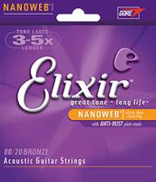 Elixir Strings 11152 snaar voor muziekinstrumenten Akoestisch 12 stuk(s) Staal Gitaar - thumbnail