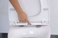 Shade Slim Toiletzitting + Deksel One-Touch Wit