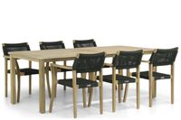 Lifestyle Dallas/Weston 210 cm dining tuinset 7-delig