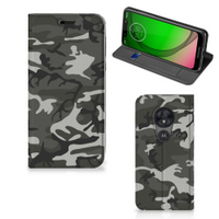 Motorola Moto G7 Play Hoesje met Magneet Army Light