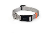 Beeztees uni - halsband hond - lichtgrijs - 20-30 cm x 10 mm