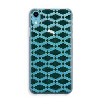 Moroccan tiles: iPhone XR Transparant Hoesje - thumbnail