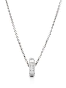 EÉRA collier en or blanc 18ct pavé de diamants - Argent