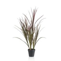 Groene kunstplant hoog gras 90 cm plant in pot   - - thumbnail