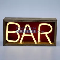 Neonlight uithangbord BAR l30b15h8cm ww